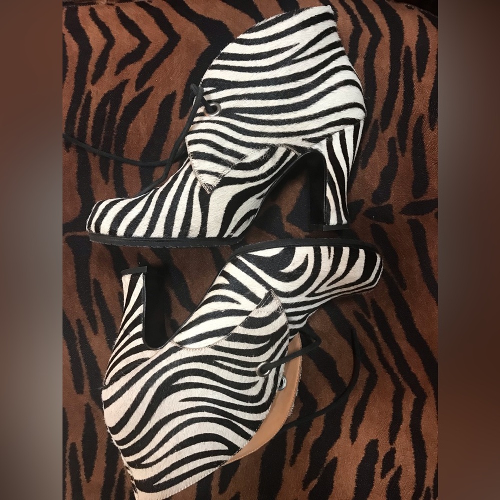 Fluevog Zebra Heels